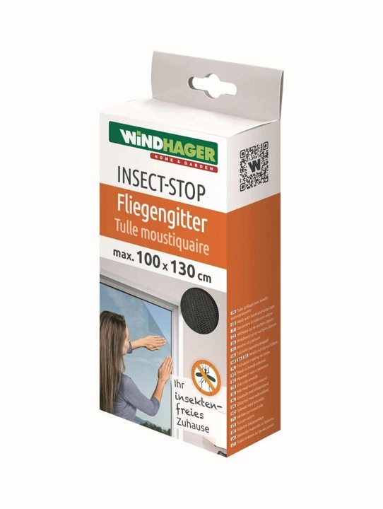 Actual product image Windhager Insect Stop with Velcro tape (100 x 130 cm)