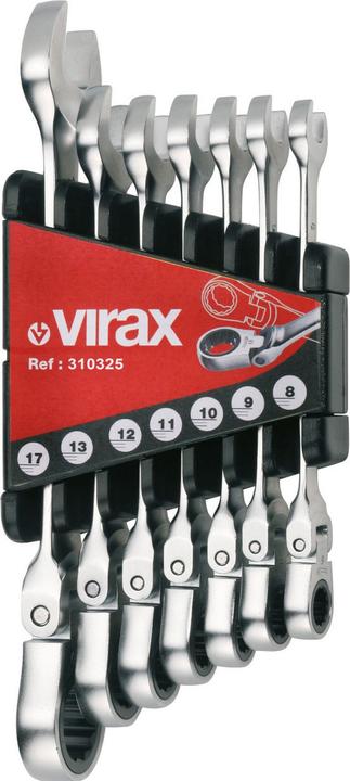 Actual product image Virax Ratschenschlüssel flexibler Kopf 8 - 17 mm (10 mm, 15 mm, 17 mm, 13 mm, 14 mm, 8 mm, 11 mm, 9 mm, 16 mm, 12 mm)