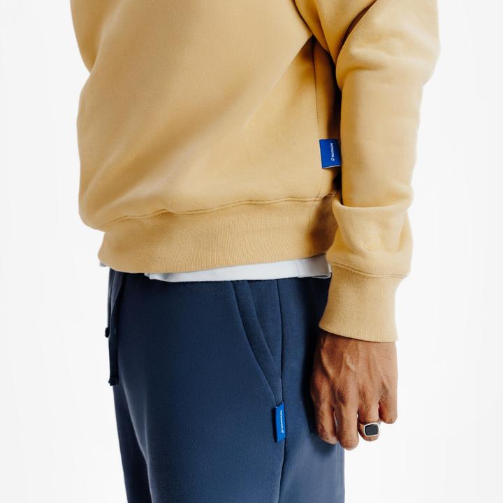 Image du produit Decathlon Sweat à capuche homme, Elementals, moutarde (XS)