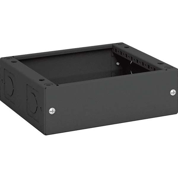 Hager, Verteilerschrank Zubehör, FZ631A - Schwarz - Stahl - 300 mm - 275 mm - 100 mm