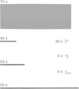 Actual product image Relaxdays Baylee (100 x 29 x 175.5 cm)