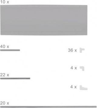 Immagine prodotto Relaxdays Baylee (100 x 29 x 175,5 cm)