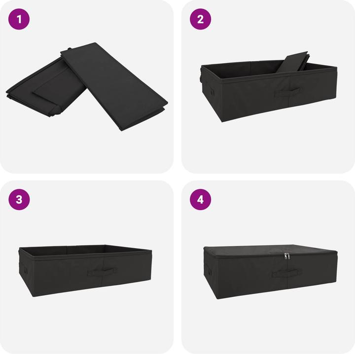 Actual product image vidaXL Aufbewahrungsbox (40 cm, 6x)