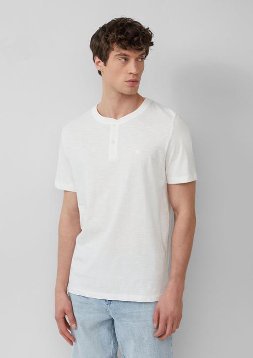 Actual product image S.Oliver T-Shirt Henley-Shirt mit Flammgarnstruktur (M)