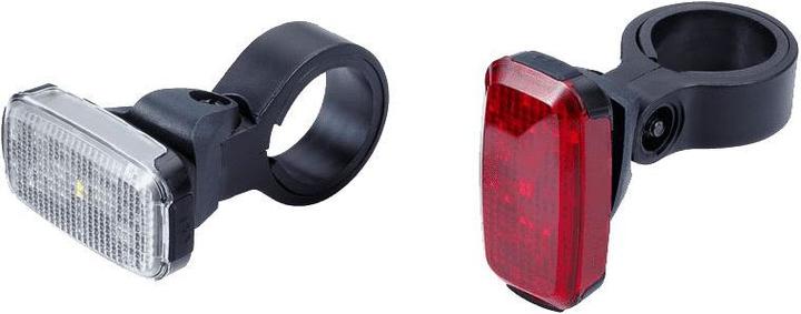 BBB SpotCombo, set di lampade per biciclette (4 lm, 18 lm)
