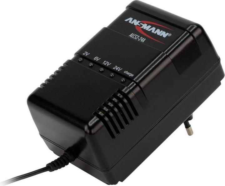Produktbild Ansmann 220V Ladegerät für 12V Akku (24V, 6V, 12V, 0.90 A)