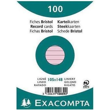 Exacompta, Karteikarten, Karteikarten (105 x 148 mm, 205 g/m², 100 x)