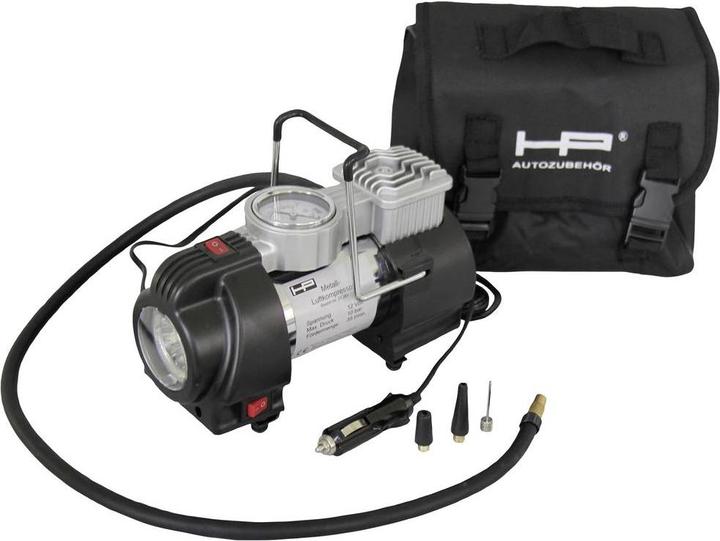 Actual product image HP Autozubehör 21261 Compressor 10 bar Analogue manometer, storage box/-T (10 bar)