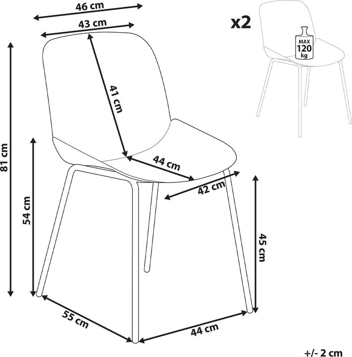 Image du produit Beliani Milaca