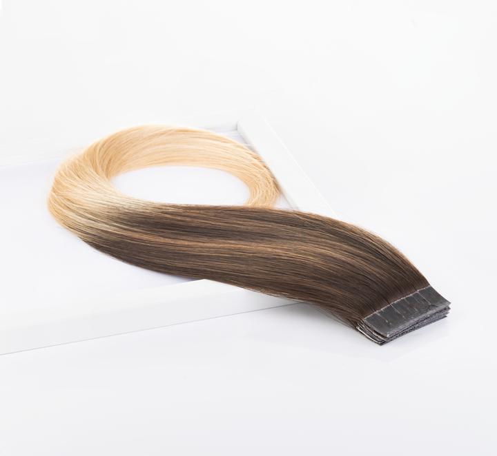 Immagine prodotto Seiseta Classic Keratin Fusion Smooth Ombré 6/27 Ombre Castano Chiaro Biondo Tabacco 40/45 cm (Biondo chiaro-tabacco)