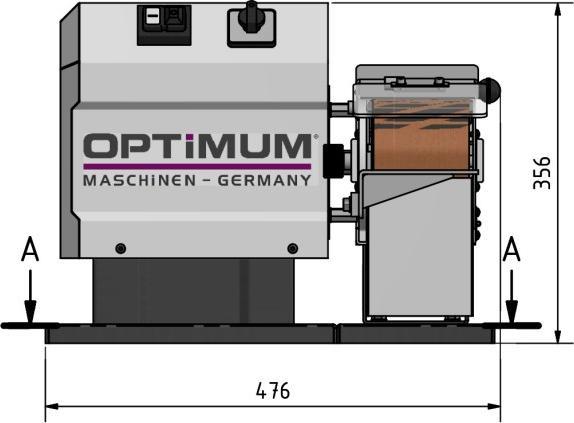 Image du produit Stürmer - Rectifieuse universelle Optimum OPTIgrind Go 100S (Ponceuse à bande, 1800 W)