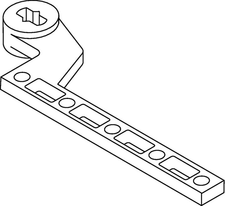 Produktbild Geze Türschienen Modell DB für Anschlagtüren (Balkontür, Eingangstür, Holztür, Indoor)