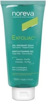 Actual product image Noreva Exfoliac Gentle Foaming Gel 100ml (Cleansing Foam, 100 ml)