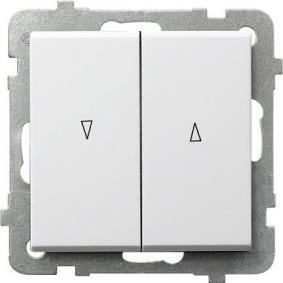 Ospel ŁP-7RB/m/00, Taster + Schalter, Weiss