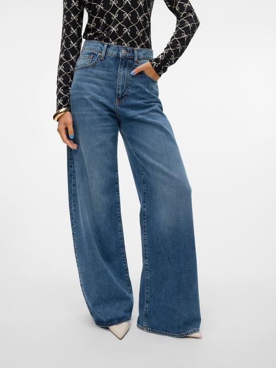 Produktbild Vero Moda VMELINA Super High Rise Weiter Beinschnitt Jeans Weit geschnitten