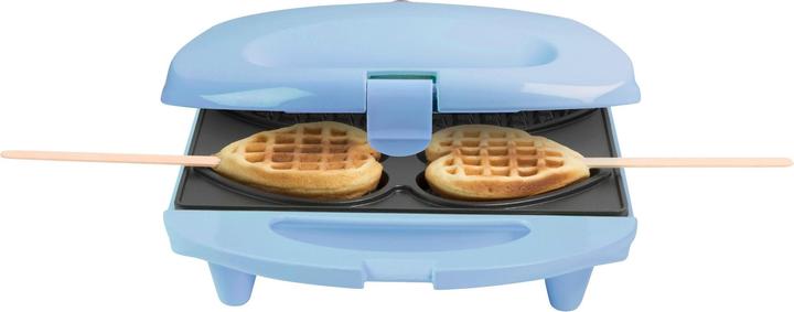 Actual product image Bestron Heart waffle maker, blue