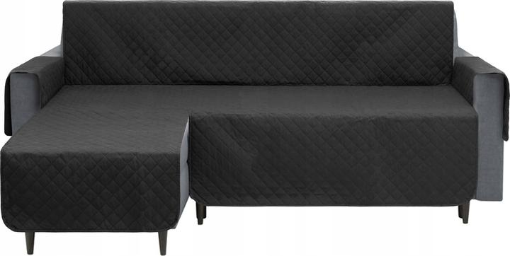 Doggy 200 cm Pokrowiec Paris Na Narożnik Prawy Czarny