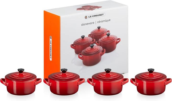 Immagine prodotto Le Creuset Set Mini-Cocotte 4er "Rosso ciliegia