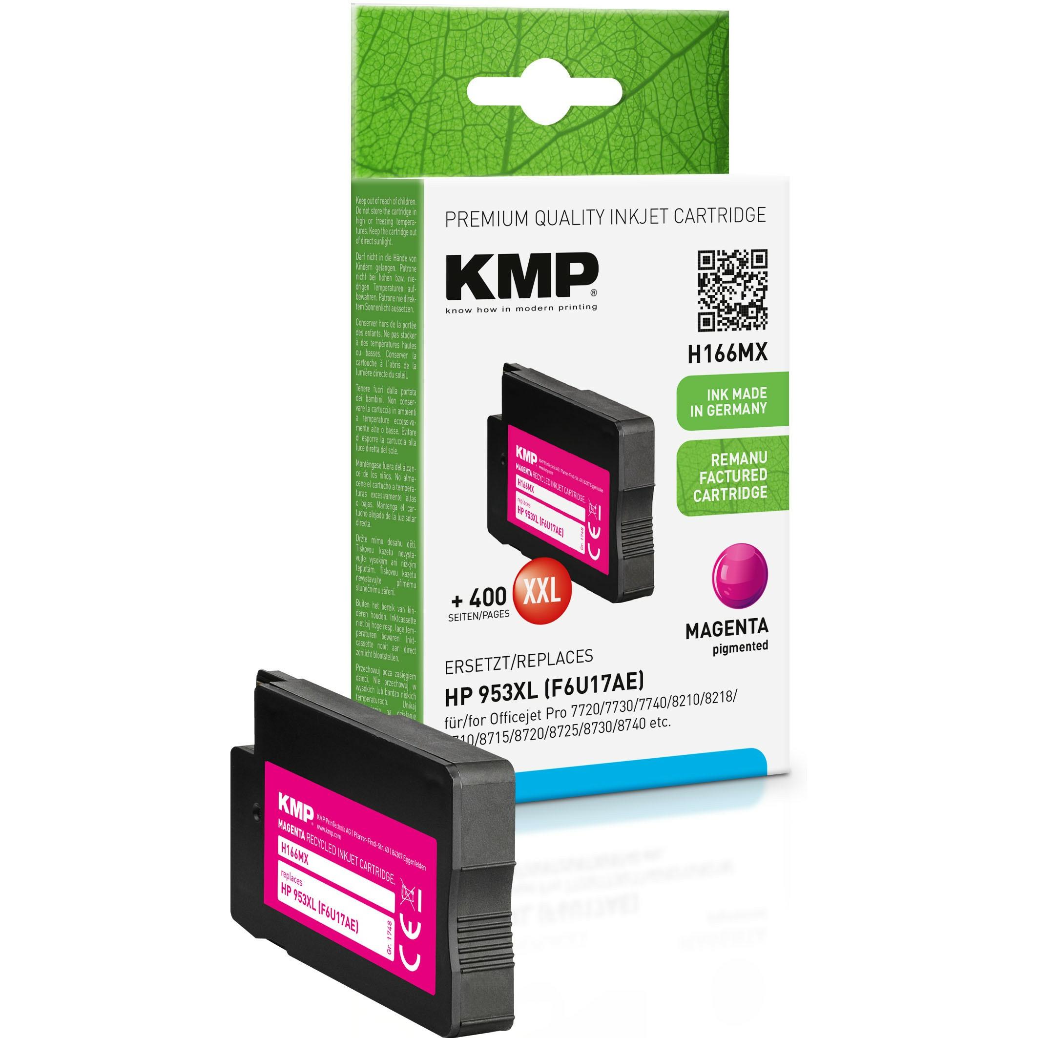 KMP, Druckerpatrone, Tinte ersetzt HP953XL (F6U17AE) (M)