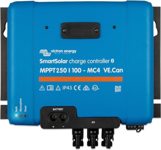 Victron Energy SmartSolar 250/100-MC4 MPPT solar charge controller 100A 12/24/36/48V