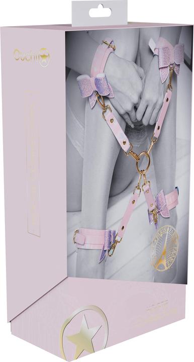 Actual product image Ouch! Paris Collection - Hogtie Connectors - Pink