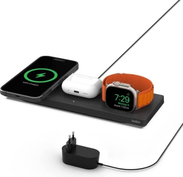 Actual product image Belkin BoostCharge Pro 3-in-1 (15 W)