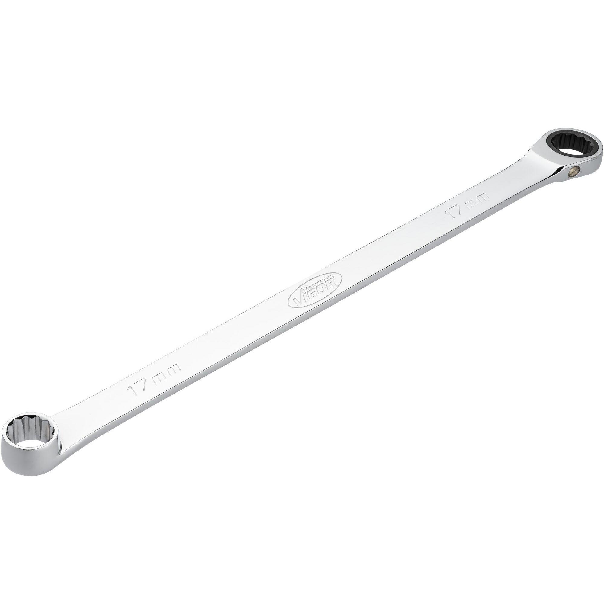 Vigor, Schraubenschlüssel, Ratschen-Ringschlüssel · extra lang ∙ V7031-17 ∙ SW 17 mm (17 mm)