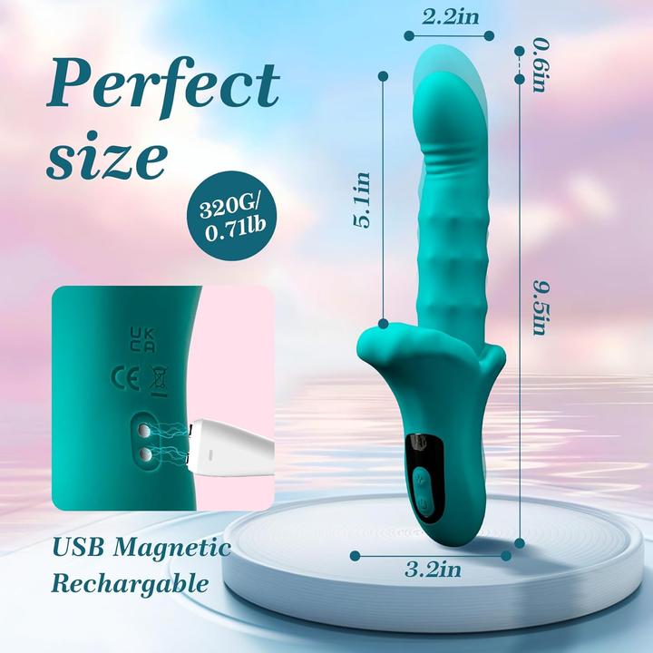 vibration beim bremsen Dildo Vibrator Vibrator G-Punkt Klopfen für Frauen  3-in-1-Stimulator-Massagegerät Leistungsstarkes Sexspielzeug (ZD065-Lila) :  Amazon.de: Drogerie & Körperpflege main image 1