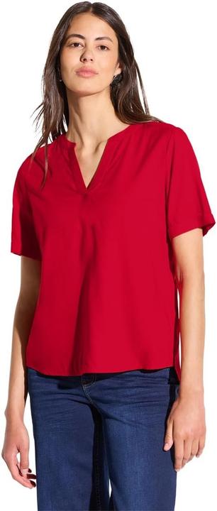 Immagine prodotto Street One Damesblouse in effen kleur, Glory Red, 34 (34)