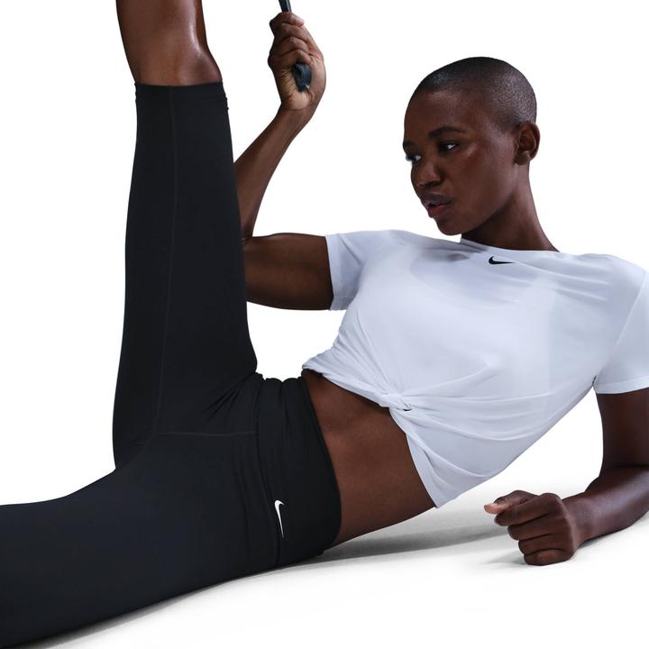 Produktbild Nike W Nk Df One Hr Capri Tight Wt - black/white (S)