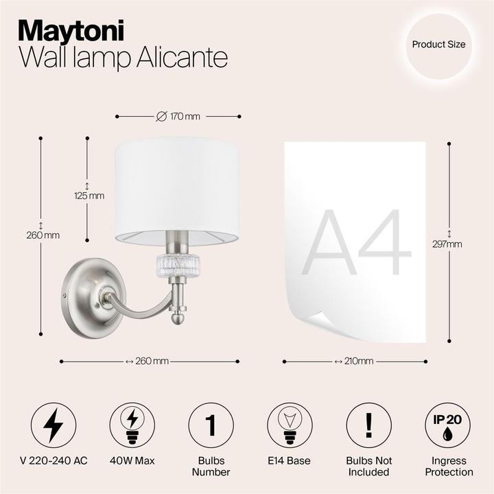 Produktbild Maytoni Alicante (E14)
