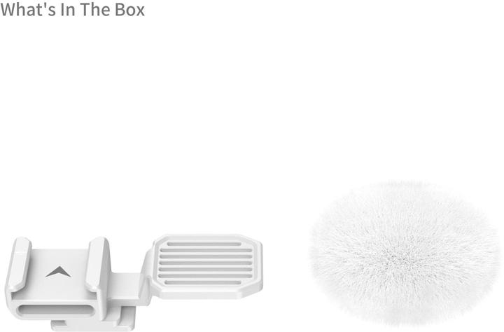 Image du produit SmallRig Cold Shoe Adapter with Furry Windscreen (White) for Sony ZV series cameras 4734