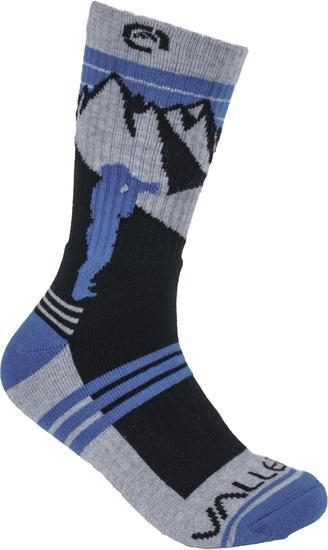 Produktbild Vallerret Merino Wool Sock- Blue - EU 36-40 (36 - 40)