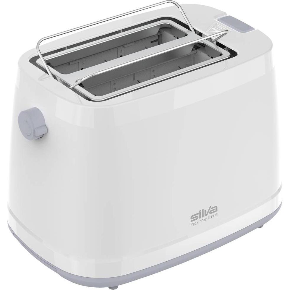 Silva Homeline TA 2302 Toaster mit Brötchenaufsatz Weiss, Toaster, Weiss