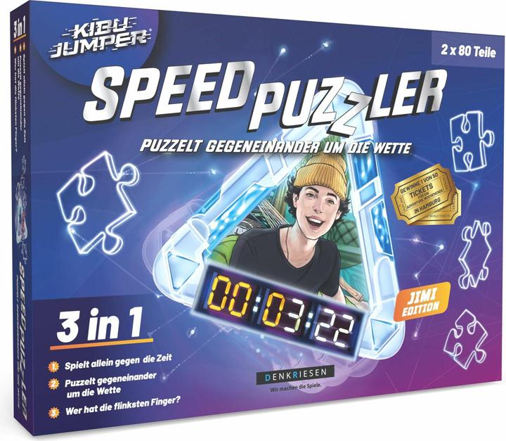 Actual product image Denkriesen - KIBU JUMPER® - Speed Puzzler - Jimi Edition (80 pieces)