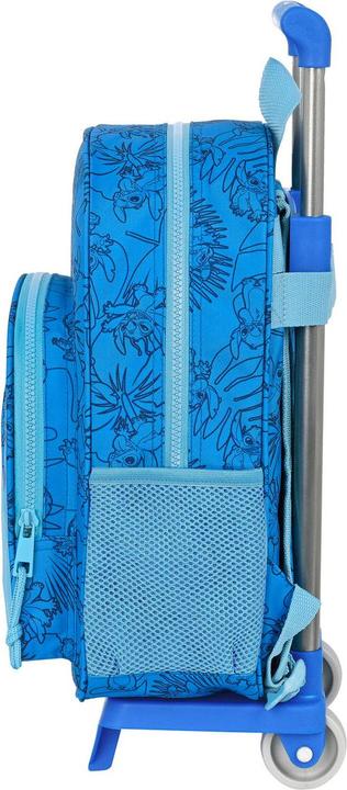 Produktbild Stitch Schulrucksack mit Rädern Blau 26 x 34 x 11 cm (26 l)