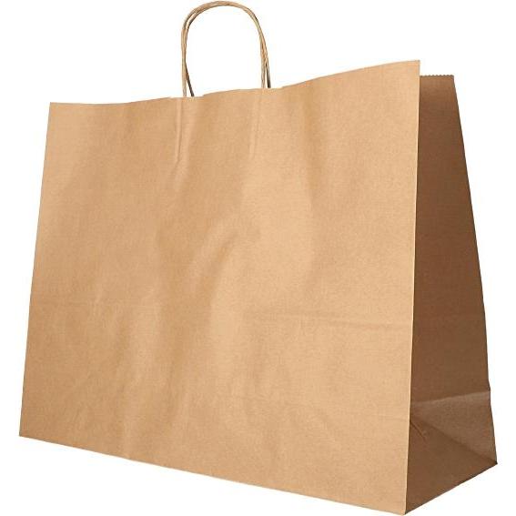 Papstar, Geschenkverpackung, Papier-Tragetasche, 270 x 320 x 215 mm, braun (Geschenktüte, 25 x)