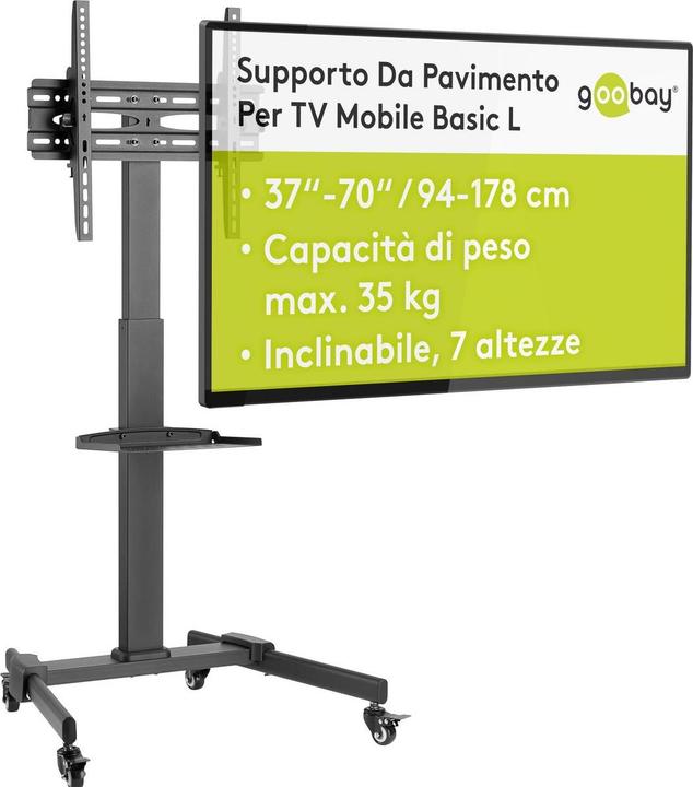 Image du produit Goobay Présentoir TV Basic L (35 kg, 37" - 70")