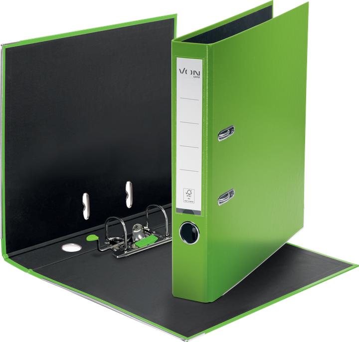Image du produit von Classeur avec PP/papier, 5 cm, Vert (A4, 50 mm, 1 pcs)