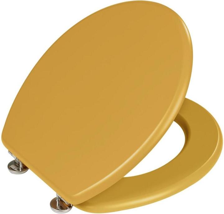 Image du produit Wenko Siège WC Prima MDF jaune moutarde