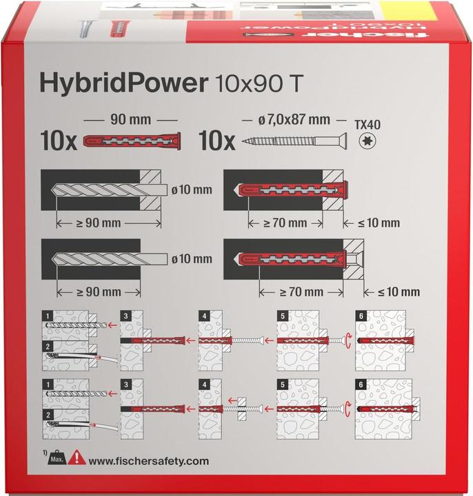 Actual product image Fischer HybridPower 10x90 T (10 pcs.)