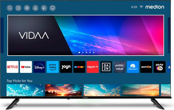 Hisense TV MEDION® LIFE® X15517 (MD 31642) Ultra HD LCD Smart-TV (55", LCD, 4K)