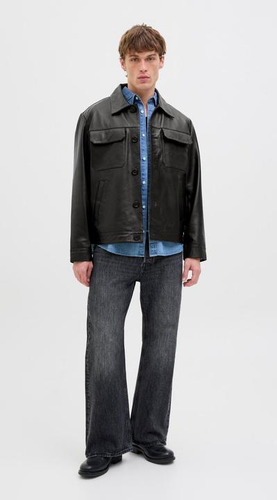 Actual product image Jack & Jones Lederjacke Lederjacke (L)
