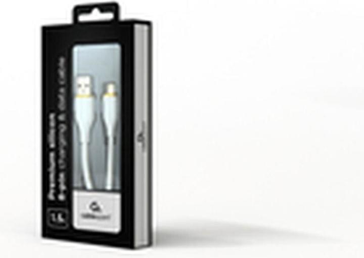 Image du produit Gembird CABLE LIGHTNING TO USB2 1.5M/CC-USB2S-AM8PM-1.5M-W (1.50 m, USB 2.0)