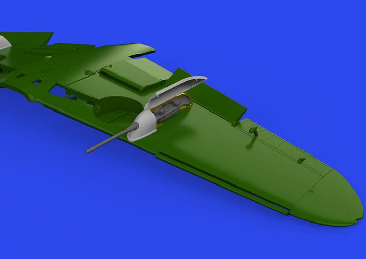 Actual product image Eduard Bf 109F/G/K gun pods PRINT 1/72