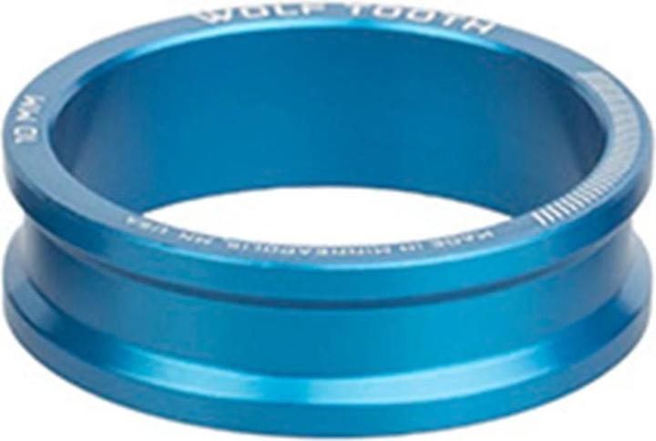 Wolf Tooth Headset Spacer, 1 1/8", 10mm, blue