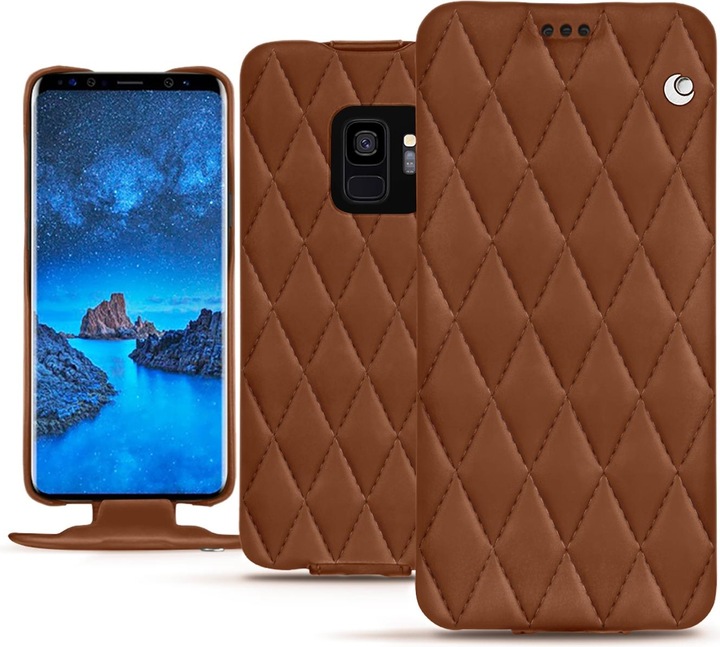 Actual product image Noreve Leather cover vertical (Samsung Galaxy S9)