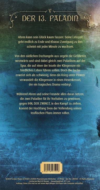 Produktbild Die Inseln der Klingensee: Der 13. Paladin Band V (Torsten Weitze, Deutsch)