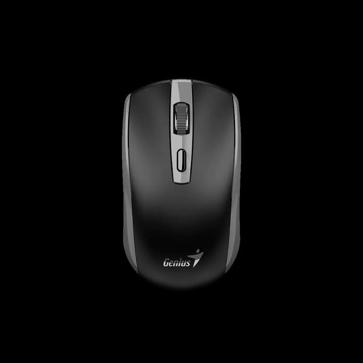 Produktbild Genius ECO-8150 schwarz-grau / Optische Funkmaus / 1200 dpi / Copilot / 4 Tasten / wiederaufladbar (Kabellos)