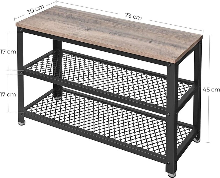 Immagine prodotto Vasagle Miami (73 x 30 x 45 cm)